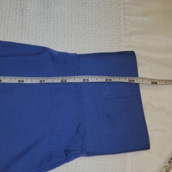 Heusen Poplin Blue Casual Long Sleeve‎ Button Down Sz. 16.5 Shirt - Picture 9 of 9